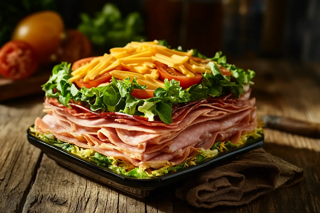 Fresh Sub in a Tub Mike's Way with vibrant ingredients