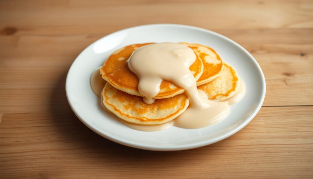 Cooking Pancakes in Cream