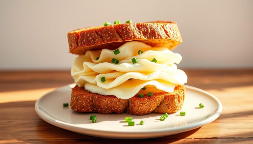 egg white breakfast sandwich