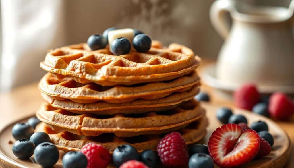 gluten-free buckwheat waffles