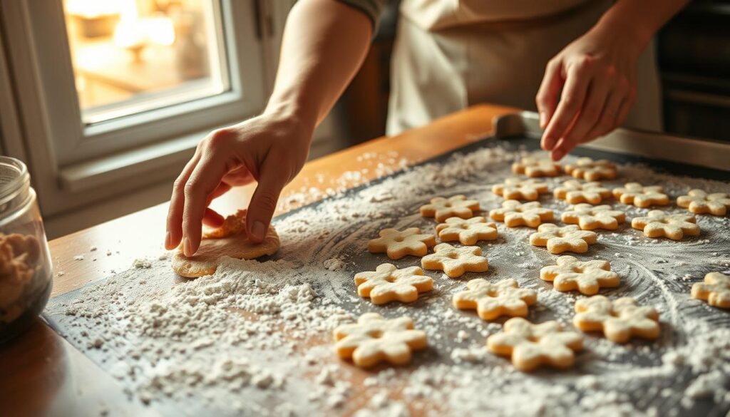 gluten free cracker dough preparation